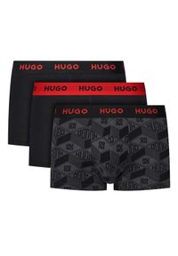 Hugo - HUGO Komplet 3 par bokserek 50532550 Kolorowy. Materiał: bawełna. Wzór: kolorowy