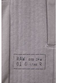 G-Star RAW - G-Star Raw Spodnie bawełniane męskie kolor szary gładkie. Kolor: szary. Materiał: bawełna. Wzór: gładki #3