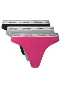 Calvin Klein Underwear Komplet stringów LV00QD5209 Kolorowy. Materiał: bawełna. Wzór: kolorowy #1