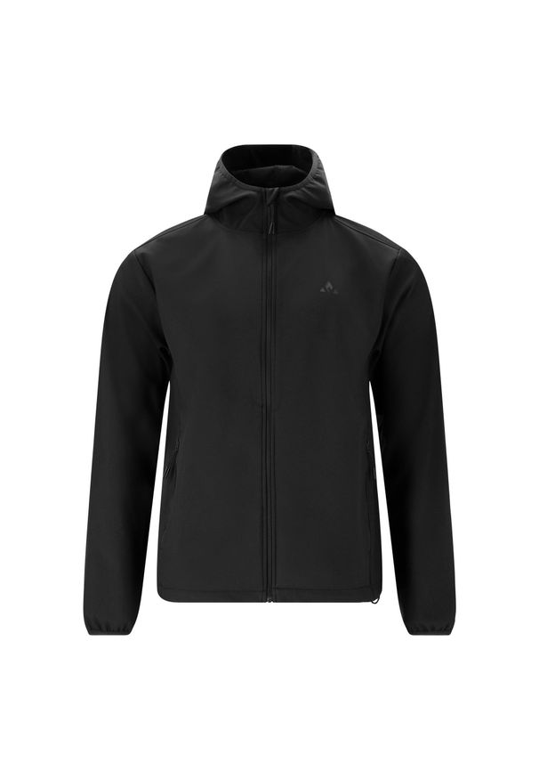 Kurtka wodoodporna Whistler Luango. Kolor: szary, czarny, wielokolorowy. Materiał: softshell. Sport: turystyka piesza