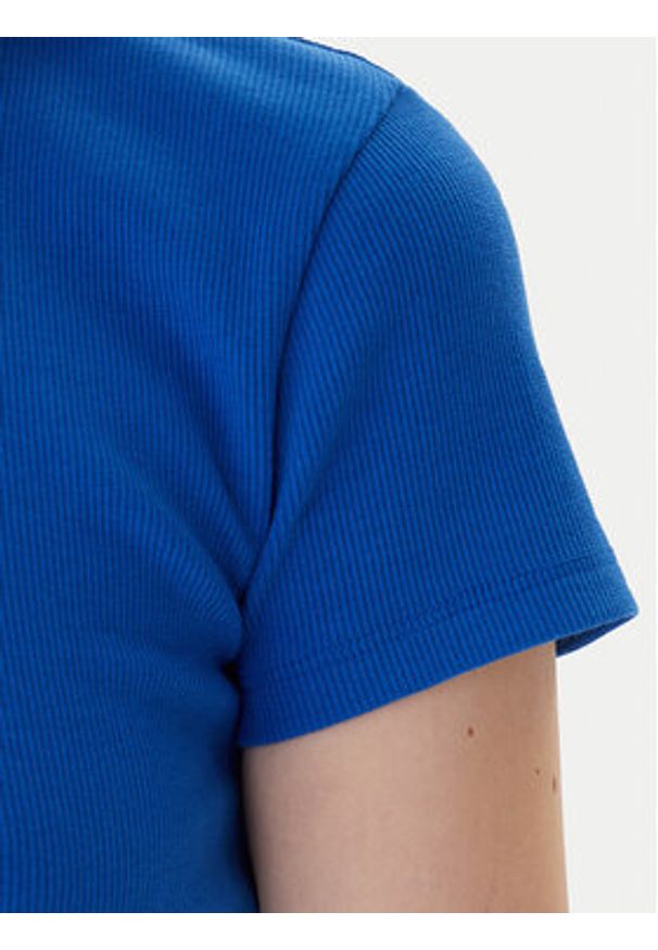 Hugo T-Shirt Baby 50510749 Niebieski Slim Fit. Kolor: niebieski. Materiał: bawełna