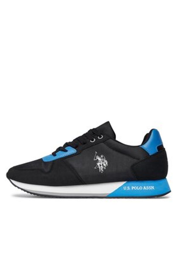 U.S. Polo Assn. Sneakersy NOBIL011 Czarny. Kolor: czarny. Materiał: materiał