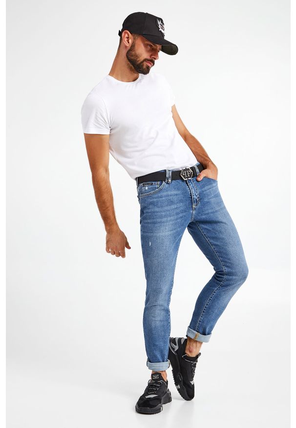 Philipp Plein - JEANSY PHILIPP PLEIN. Wzór: haft