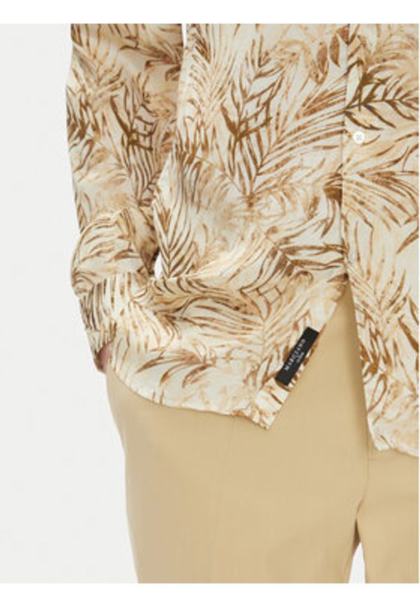 Marciano Guess Koszula 5GHH21 4467Z Beżowy Regular Fit. Kolor: beżowy. Materiał: wiskoza