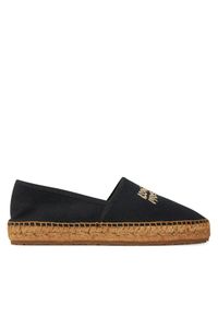 Love Moschino - LOVE MOSCHINO Espadryle JA10572G0IJP5000 Czarny. Kolor: czarny. Materiał: materiał