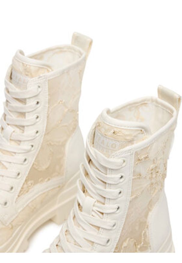 Buffalo Trapery 1622695 Biały. Kolor: biały. Materiał: materiał