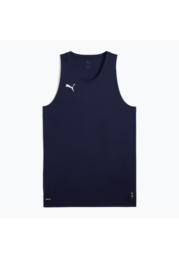 Puma - Koszulka piłkarska męska PUMA teamJAWS Starter Jersey. Kolor: niebieski. Materiał: jersey. Sport: piłka nożna