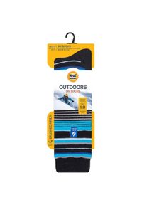 HEAT HOLDERS - Termiczne skarpetki narciarskie unisex 39-45. Kolor: niebieski. Materiał: akryl, elastan, nylon