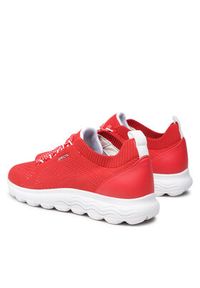 Geox Sneakersy D Spherica A D15NUA 0006K C7000 Czerwony. Kolor: czerwony. Materiał: materiał