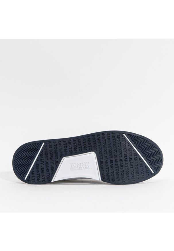 Buty sportowe męskie Tommy Jeans Flexi Lycra Runner (EM0EM00632-YBR). Kolor: biały. Materiał: lycra