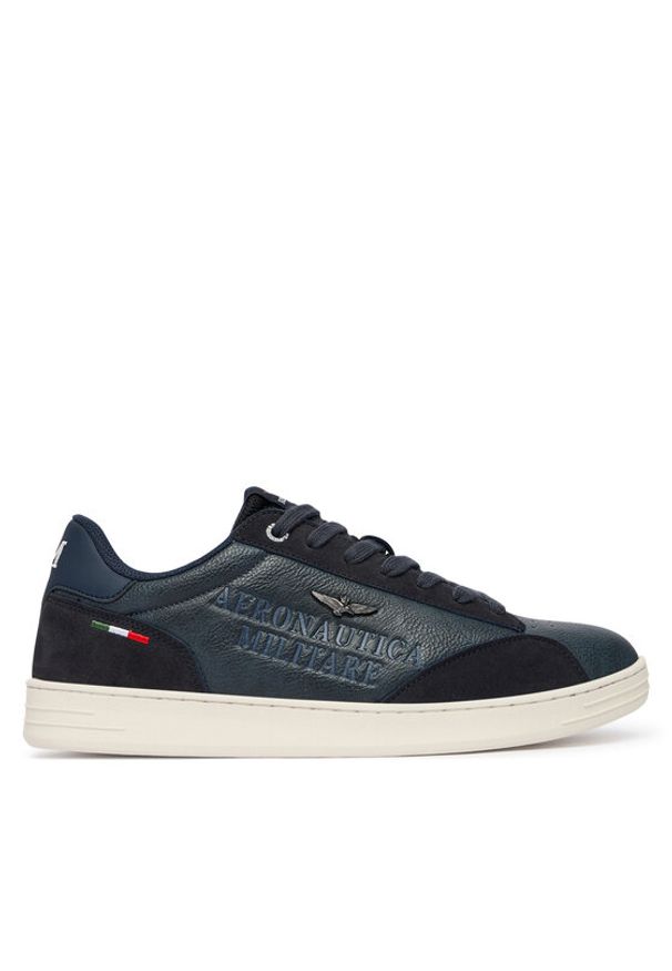 Aeronautica Militare Sneakersy 261SC0306UCT04325 Granatowy. Kolor: niebieski. Materiał: skóra