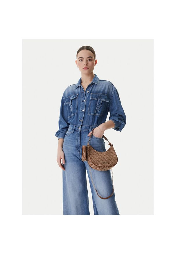 Torebka Guess. Kolor: brązowy