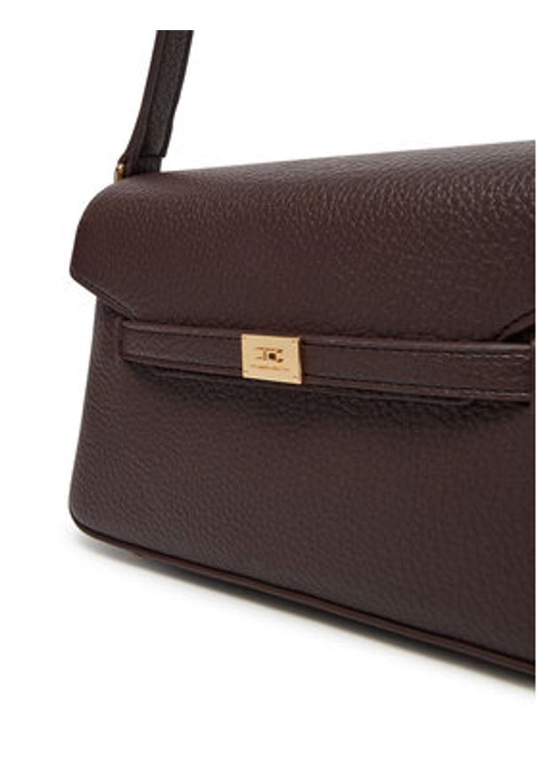 Elisabetta Franchi Torebka BS01A51E2 Brązowy. Kolor: brązowy. Materiał: skórzane