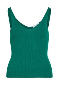 Vila Top Wennie 14104135 Zielony Regular Fit. Kolor: zielony. Materiał: wiskoza #4