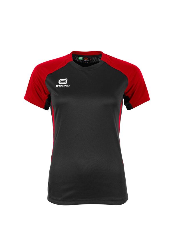 STANNO - Damski jersey Stanno Stadio. Kolor: wielokolorowy, czarny, czerwony. Materiał: jersey