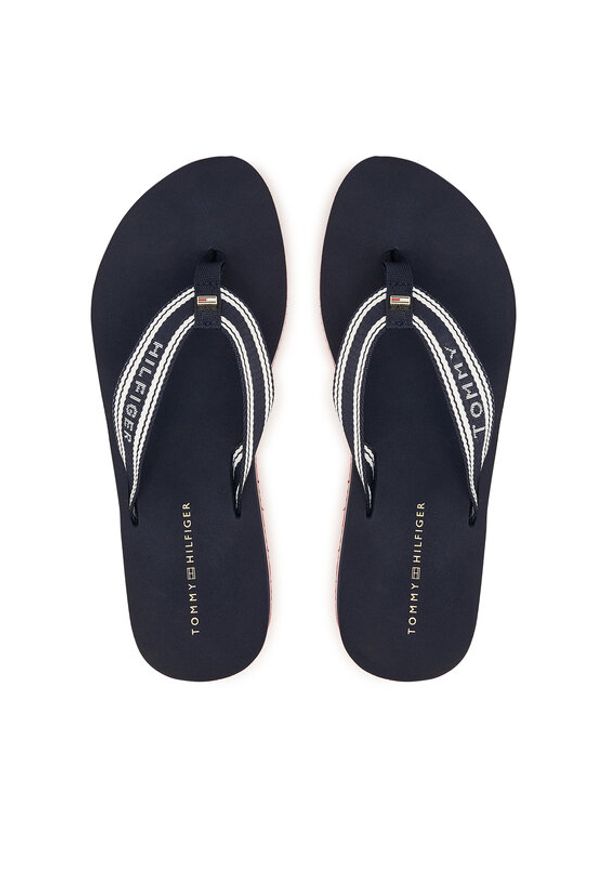 TOMMY HILFIGER - Tommy Hilfiger Japonki Flag Print FW0FW09195 Granatowy. Kolor: niebieski. Materiał: materiał. Wzór: nadruk