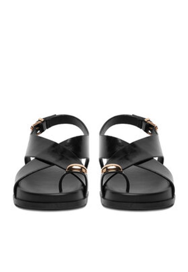 MEXX Sandały EO-W24Q18459-2 Czarny. Kolor: czarny. Materiał: skóra