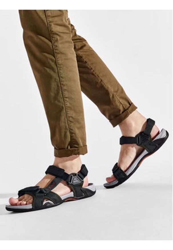 CMP Sandały Hamal Hiking Sandal 38Q9957 Zielony. Kolor: zielony. Materiał: materiał