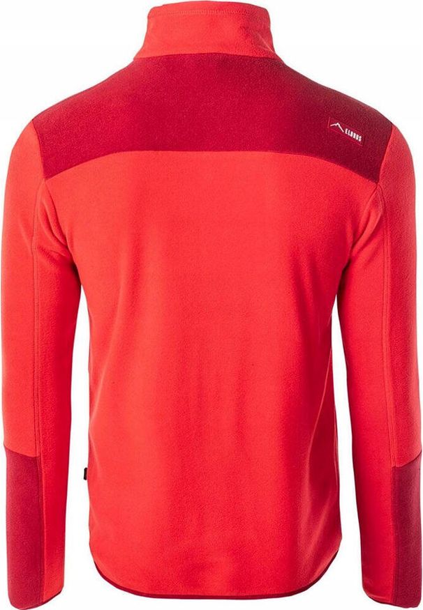 Bluza polarowa męska Elbrus Cari Polartec 1/2. Kolor: czerwony. Materiał: polar