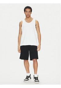 Nike Tank top FD1290 100 Biały Regular Fit. Kolor: biały. Materiał: bawełna