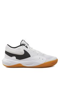 Nike Buty halowe Hyperquick FN4678-100 Biały. Kolor: biały. Materiał: mesh, materiał