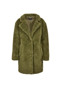 Urban Classics - Parka dla kobiet Urban Classic oversized sherpa. Kolor: zielony. Sezon: zima #1