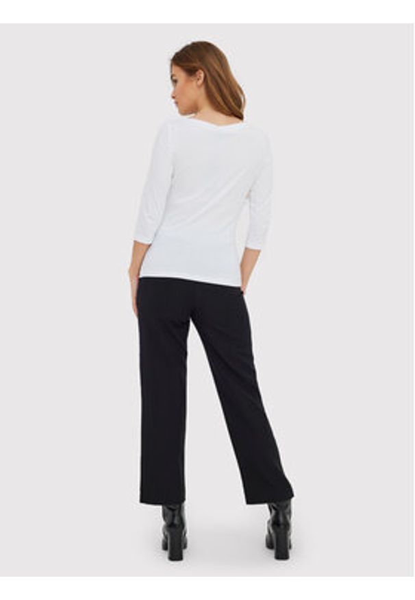 Vero Moda Bluzka Panda 10274133 Biały Regular Fit. Kolor: biały. Materiał: bawełna