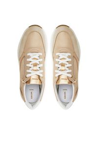 Geox Sneakersy D Cristael D45MXE 085QD C6738 Beżowy. Kolor: beżowy. Materiał: skóra
