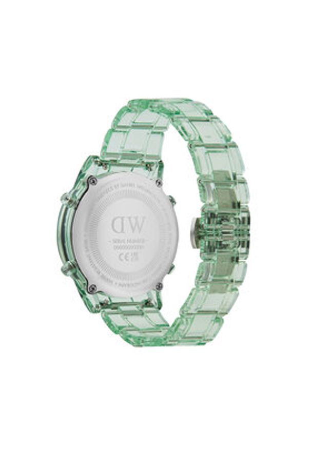 Daniel Wellington Zegarek DW00100769 Zielony. Kolor: zielony