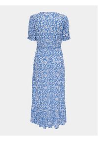 only - ONLY Sukienka letnia Chianti 15270519 Niebieski Regular Fit. Kolor: niebieski. Materiał: wiskoza. Sezon: lato #4