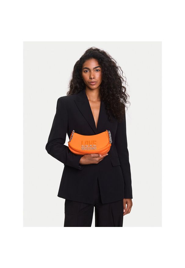 Love Moschino - Torebka LOVE MOSCHINO. Kolor: pomarańczowy