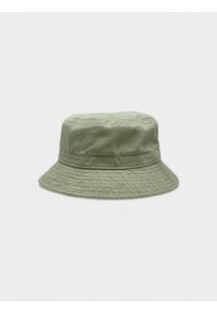 outhorn - Kapelusz bucket hat męski - miętowy. Kolor: miętowy. Materiał: bawełna, tkanina. Sezon: lato #2
