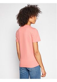 Lee T-Shirt Logo L44NEPQJ 112109935 Różowy Regular Fit. Kolor: różowy. Materiał: bawełna #4