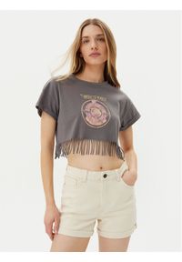 Noisy may - Noisy May T-Shirt Gaby 27033386 Szary Regular Fit. Kolor: szary. Materiał: bawełna