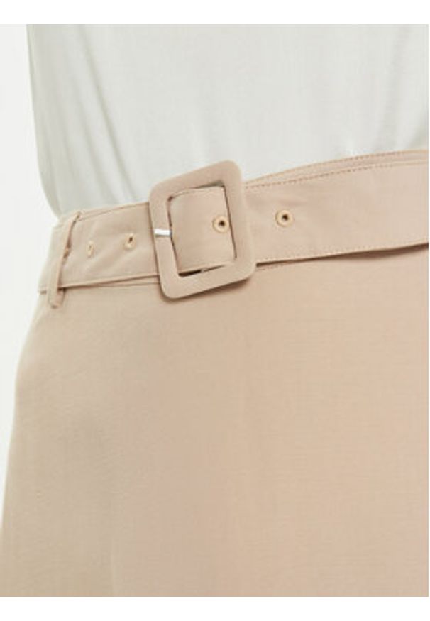 Tatuum Spódnica midi Ormi T2418.176B Beżowy Regular Fit. Kolor: beżowy. Materiał: wiskoza