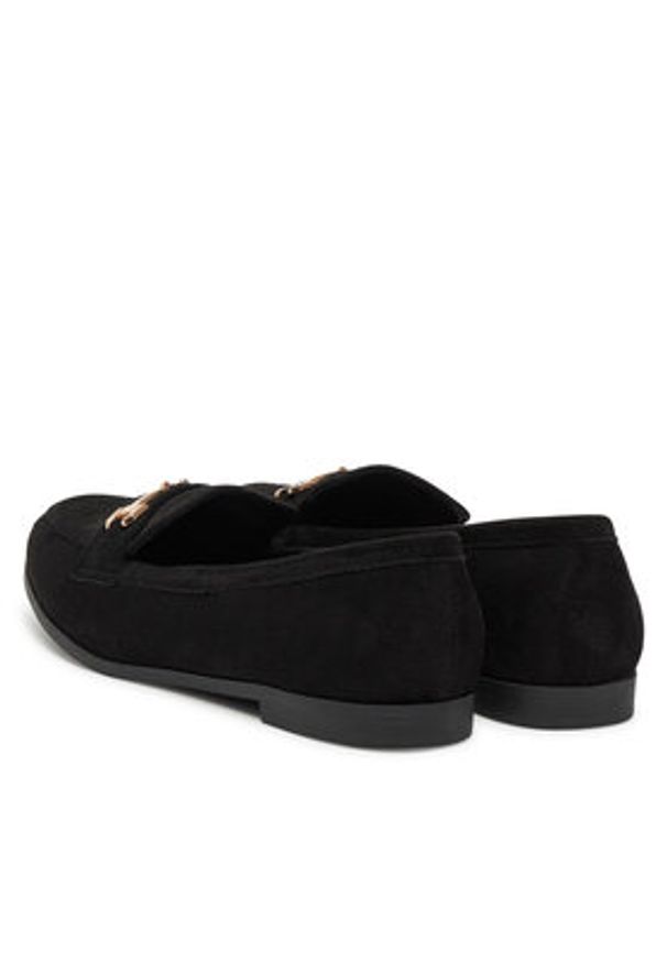 DeeZee Loafersy HXG2106-27 Czarny. Kolor: czarny. Materiał: materiał