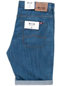 Mustang - SPODENKI MUSTANG 5 Pocket Short DENIM BLUE 1007373 5000 310. Materiał: denim #8