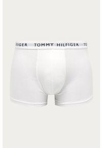 TOMMY HILFIGER - Tommy Hilfiger - Bokserki (3-pack). Kolor: szary. Materiał: bawełna, dzianina, elastan. Wzór: nadruk #4