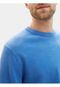 Tom Tailor Sweter 1039810 Niebieski Regular Fit. Kolor: niebieski. Materiał: bawełna