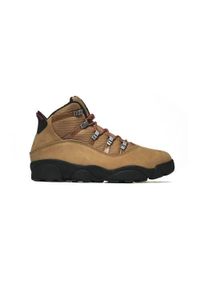 Buty do chodzenia męskie Nike Jordan Winterized 6 Rings. Zapięcie: sznurówki. Kolor: brązowy. Materiał: materiał, skóra, tkanina, syntetyk. Szerokość cholewki: normalna. Sport: turystyka piesza