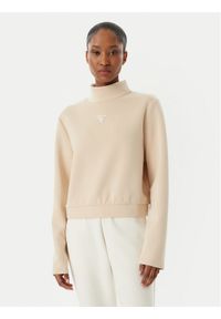 Guess Bluza Olympe V4YQ05 KCAY2 Beżowy Regular Fit. Kolor: beżowy. Materiał: syntetyk #1