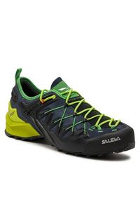 Salewa Trekkingi Ms Wildfire Edge 61346-3840 Granatowy. Kolor: niebieski. Materiał: skóra. Sport: turystyka piesza