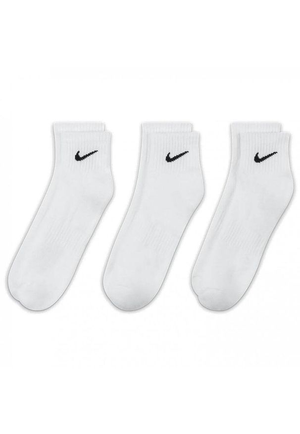 Skarpety Nike Everyday Cushioned Ankle. Kolor: biały. Sport: fitness