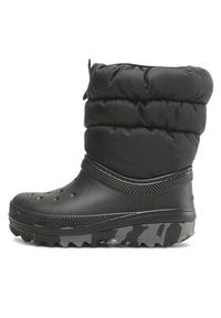 Crocs Śniegowce Classic Neo Puff Boot K 207684 Czarny. Kolor: czarny