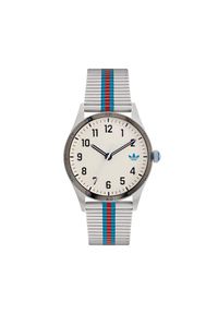 Adidas - adidas Zegarek Originals Code Four AOSY23531 Srebrny. Kolor: srebrny