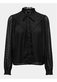 JDY Koszula Gretha 15306183 Czarny Regular Fit. Kolor: czarny. Materiał: syntetyk