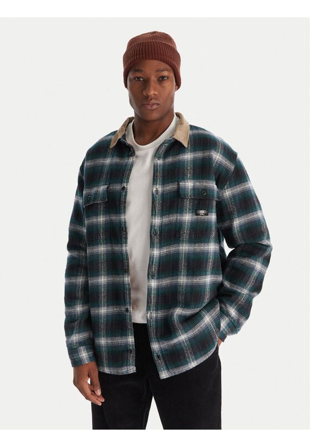 Quiksilver Kurtka przejściowa Mecury Desert EQYWT04643 Zielony Regular Fit. Kolor: zielony. Materiał: bawełna
