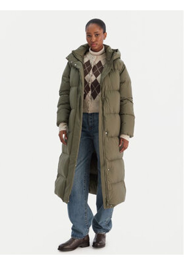 TOMMY HILFIGER - Tommy Hilfiger Kurtka puchowa Modern WW0WW46536 Zielony Regular Fit. Kolor: zielony. Materiał: syntetyk