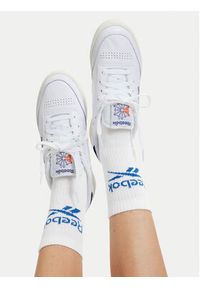 Reebok Sneakersy SS-CLUB C 85 VINTAGE 100233955 Biały. Kolor: biały. Materiał: skóra. Model: Reebok Club #7