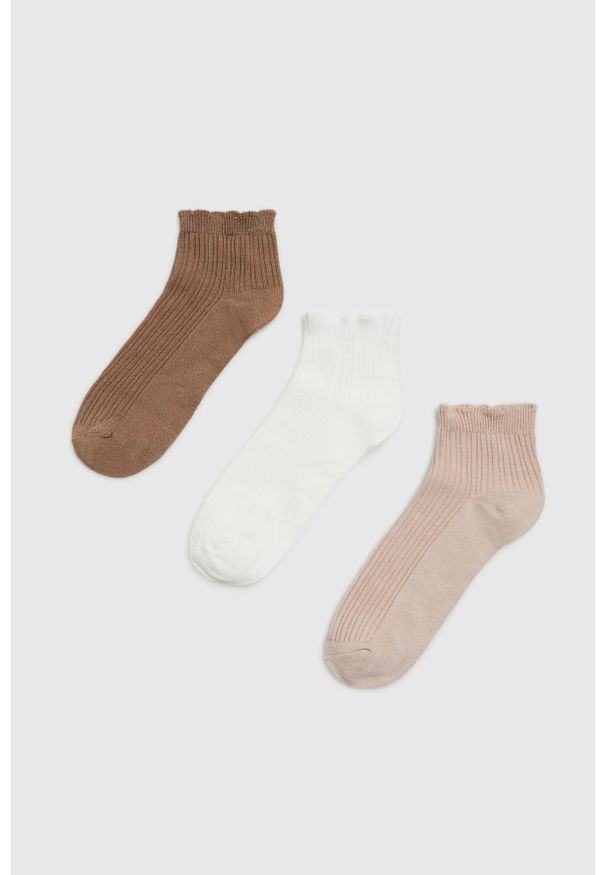 MOODO - Skarpety 3-pack. Materiał: elastan, poliamid